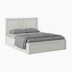 Sol PU Polish Bed In White Color