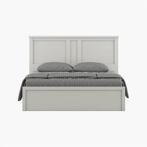 Sol PU Polish Bed In White Color