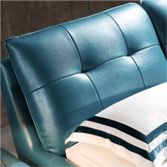 Zenith Luxury Upholstered Bed in Leatherette