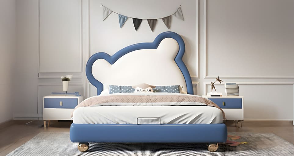 Explorer Jungle Safari Kids Bed - Adventurous Design for Boys & Girls, Sturdy Wood, Inspired by Wild Explorations