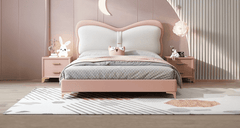 ELLA Charm Kids Bed - Elegant Design for Girls, Durable Wood, Cozy & Stylish Sleep Haven