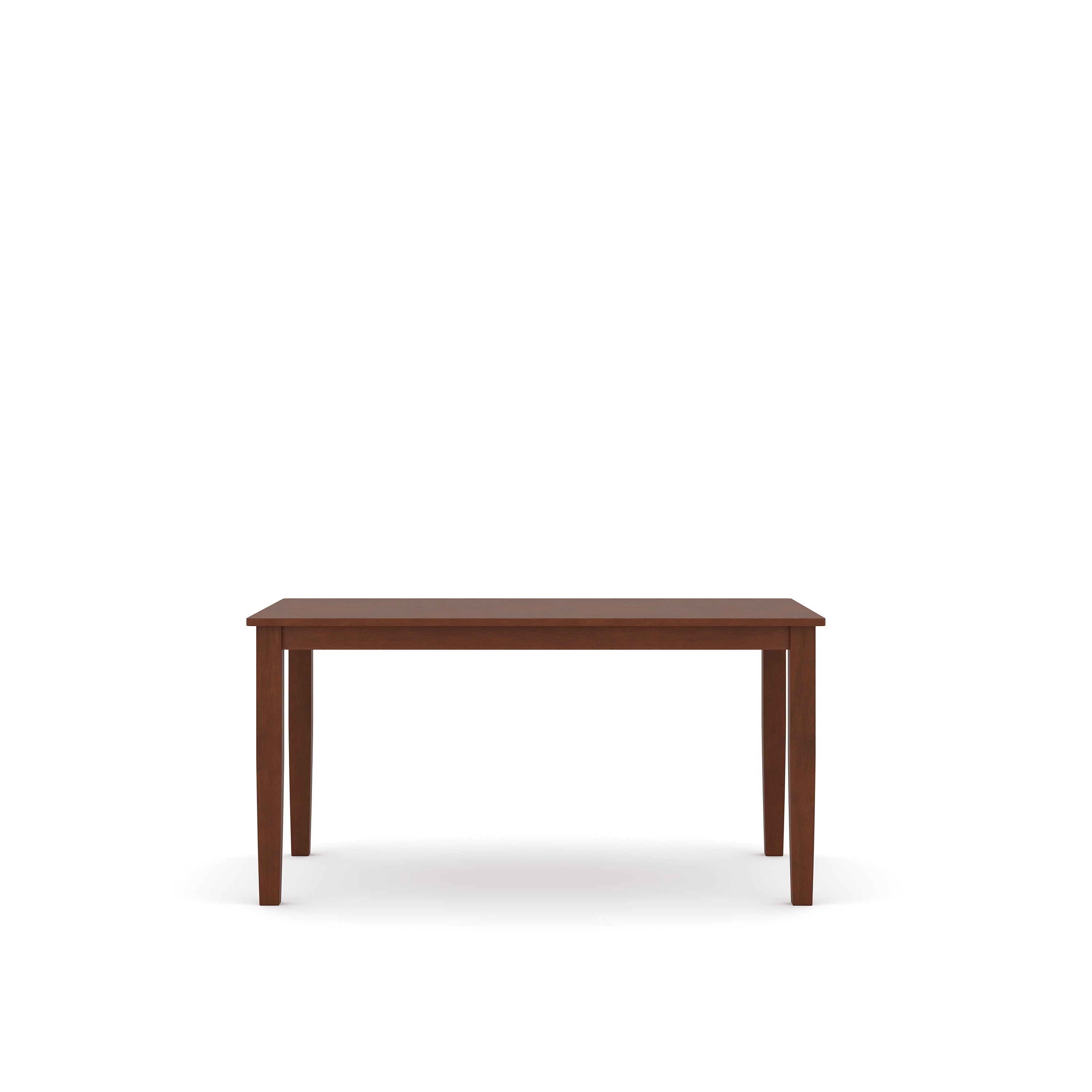 FINE Mulberry Rubber Wood 4-seater Dining Table in walnut color