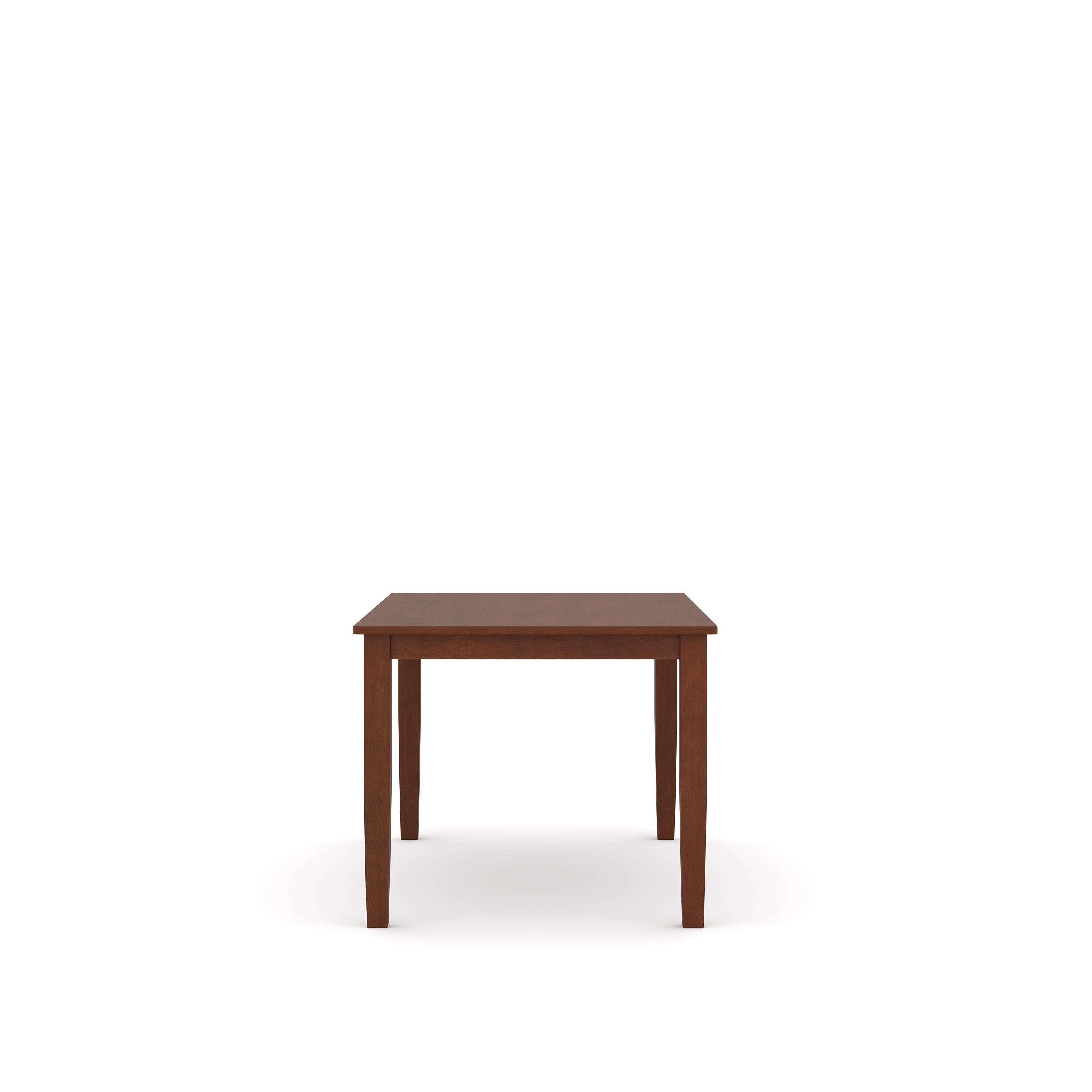ELITE Mulberry Solid Wood 4-Seater Dining Table | 4-Fully Cushioned Fabric Dining Chair in Walnut Finish