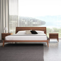 Scandinavian Classic Wooden Bed