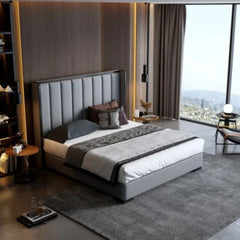 Zylo Luxury Upholstered Bed In Leatherette