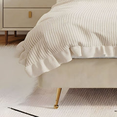 Vogue Gelso Customizable Upholstered Bed - Contemporary Elegance with/without Storage Functionality