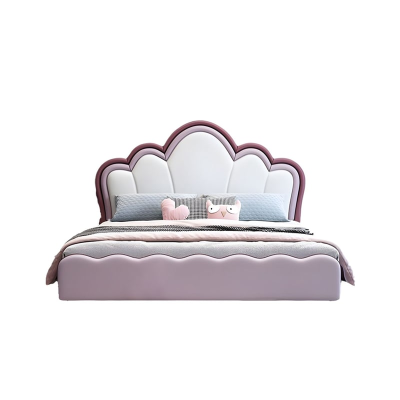 Seashell Delight Kids Bed - Unique Shell-Inspired Design for Boys & Girls, Sturdy Wood, Cozy & Imaginative Sleep