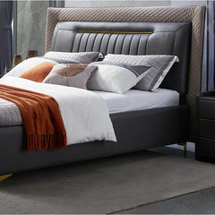 Unique Matita Customizable Upholstered Bed - Minimalist Design with Optional Storage Capabilities