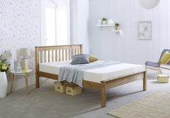 Vintage Pine Wooden Queen Max Bed