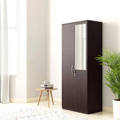 Luxury Engineered Wood Wardrobe 2 Doors