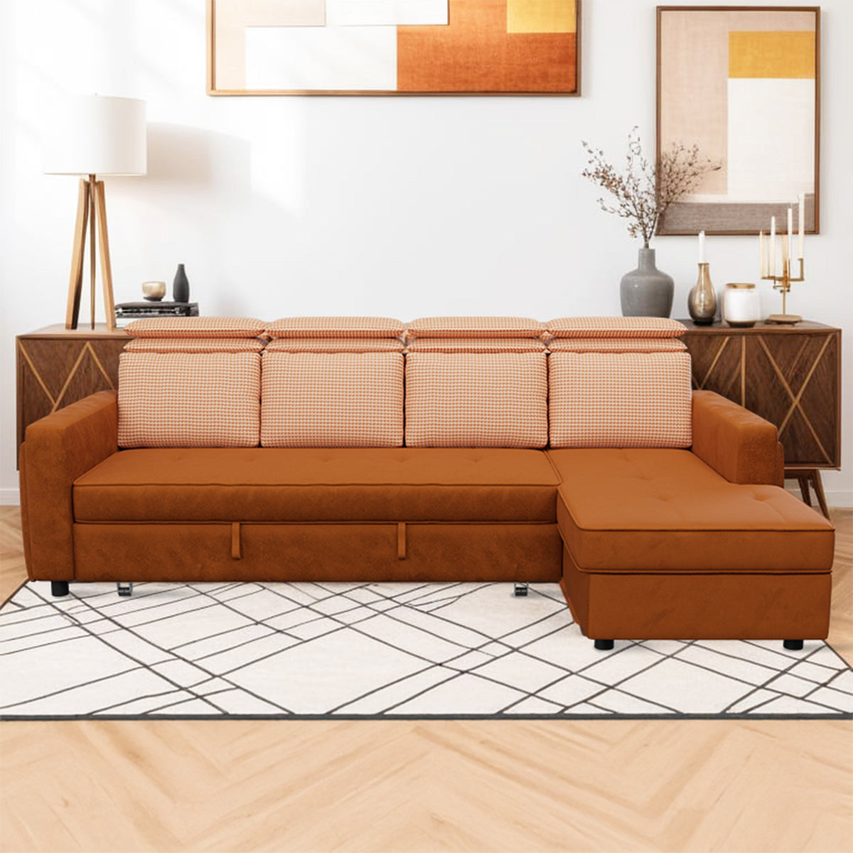 Seagull Sofa Cum Bed – Spacious, Elegant & Versatile Convertible
