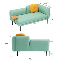 Vista Lounger in Suede