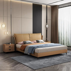 The Cozy Haven Upholstery Wing Bed