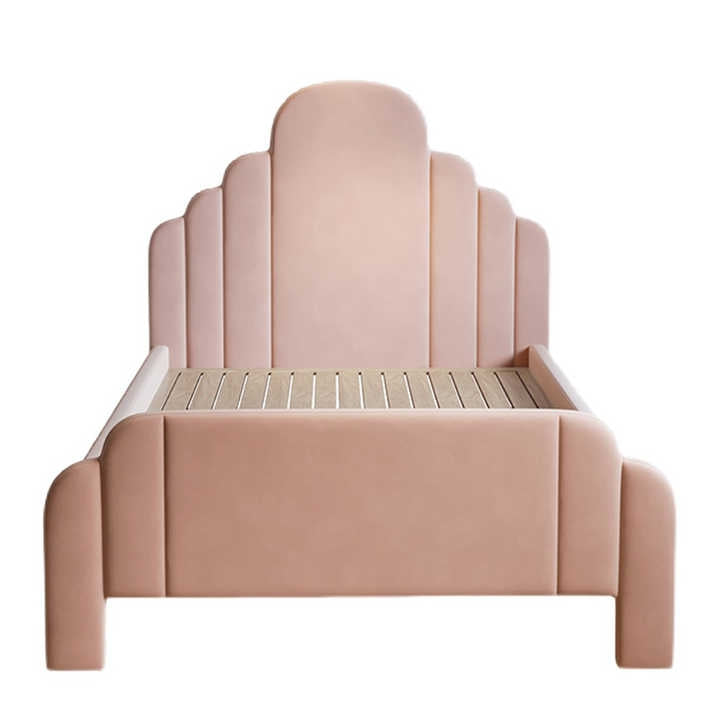 Children's Robot Bed in Suede
