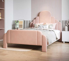 Children's Robot Bed in Suede