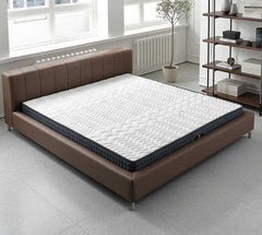 Scandinavian Elegant Brown Bed