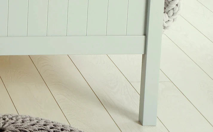 Silver Wooden Bed