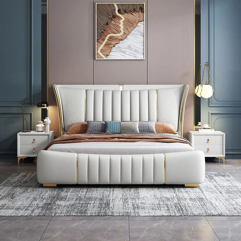 Sereno Luxury Upholstered Bed in Leatherette