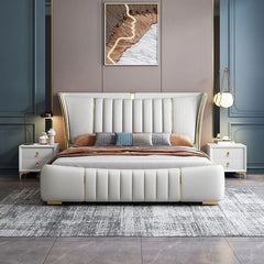 Sereno Luxury Upholstered Bed in Leatherette