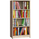 BELLE Peony Book Shelf In Sandy With Chocolate Sawline Colour