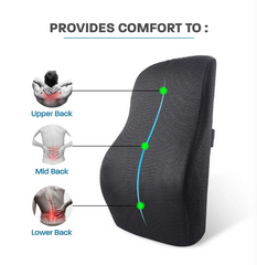 Support Memory Foam Backrest Back Support Cushion