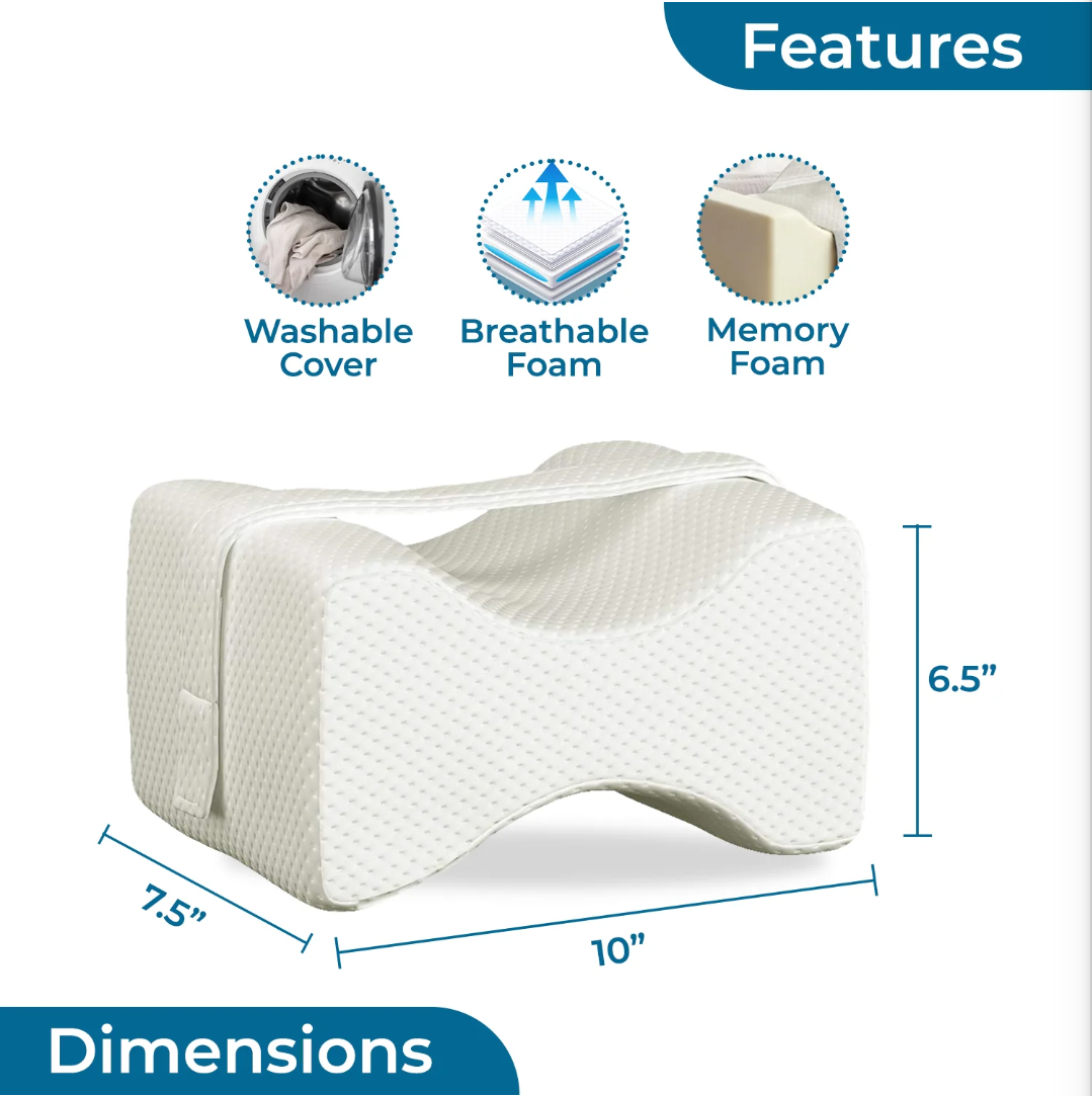 Leg Pillow Orthopedic Knee Pillow for Side Sleepers