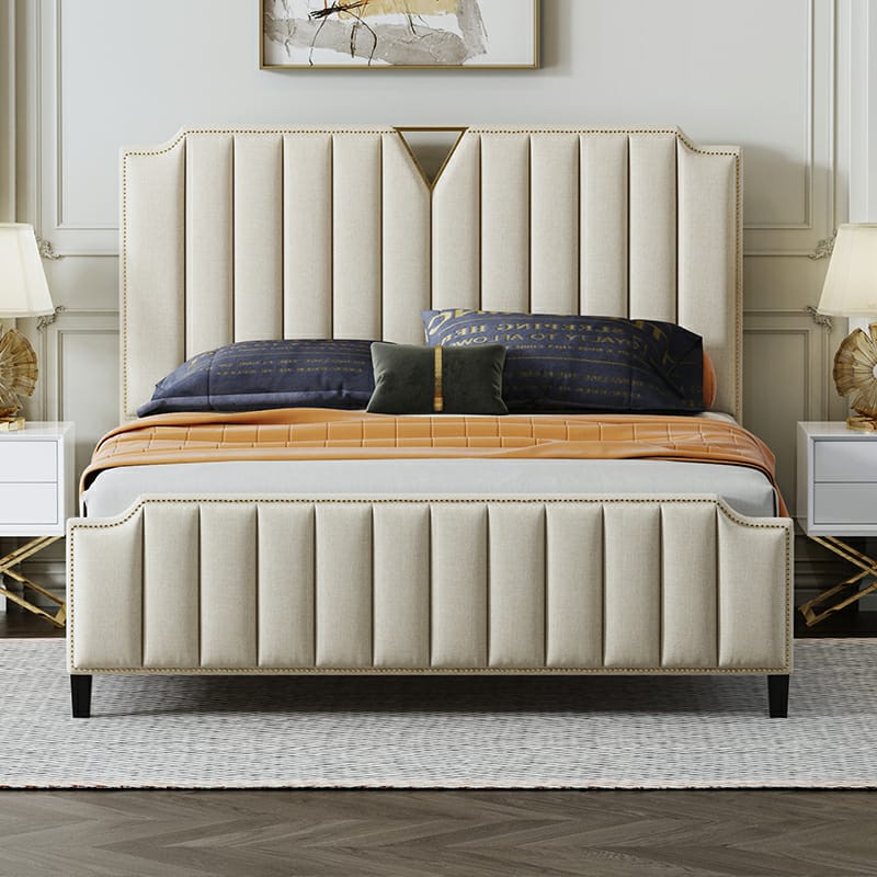 Snuggle Bed in Leatherette with comfort feel.