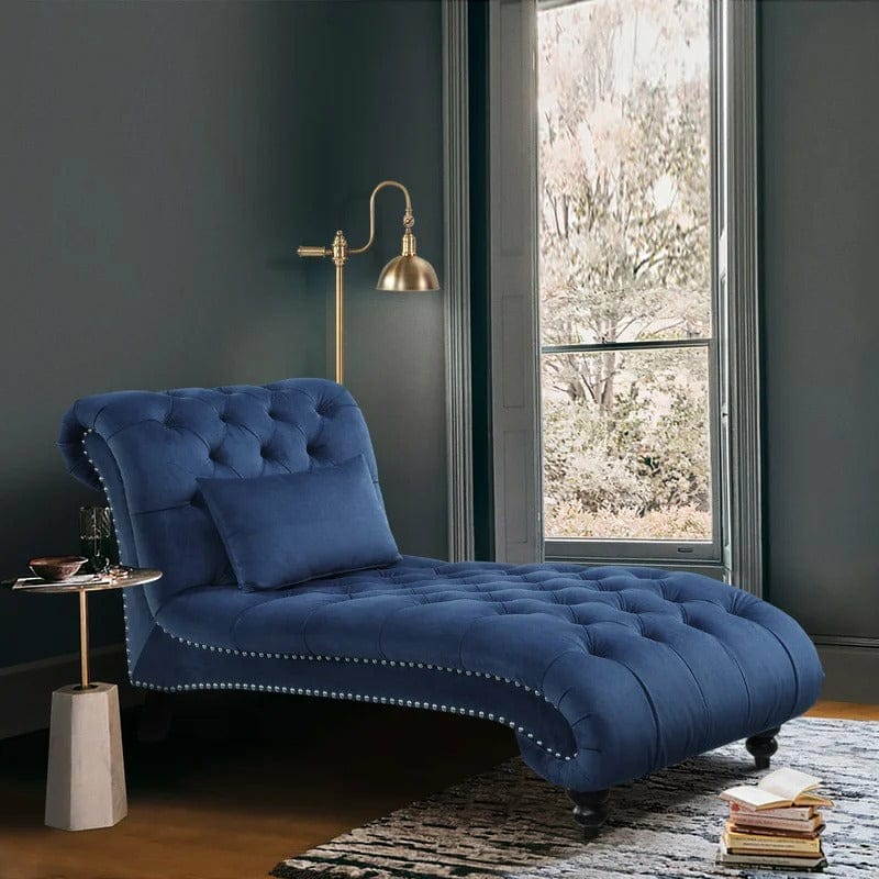 Serene Rest Lounger In Velvet
