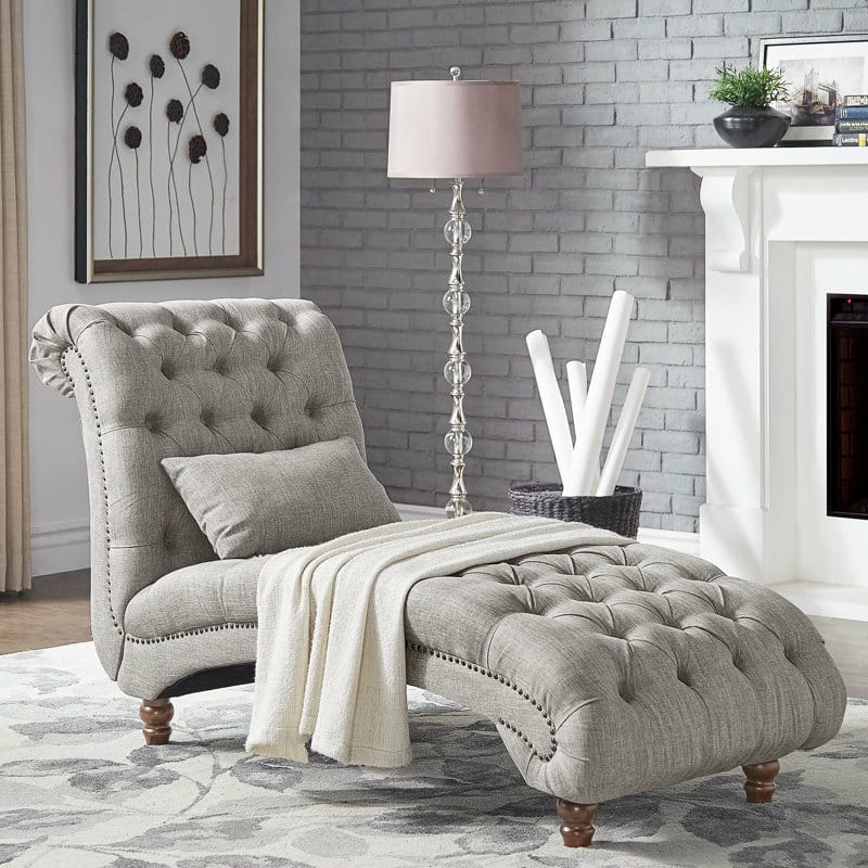 Serene Rest Lounger In Velvet