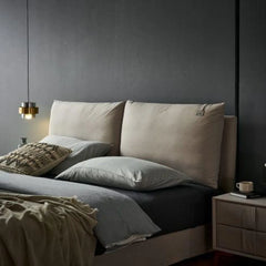 Step Up Pro Luxury Upholstered Bed in Suede