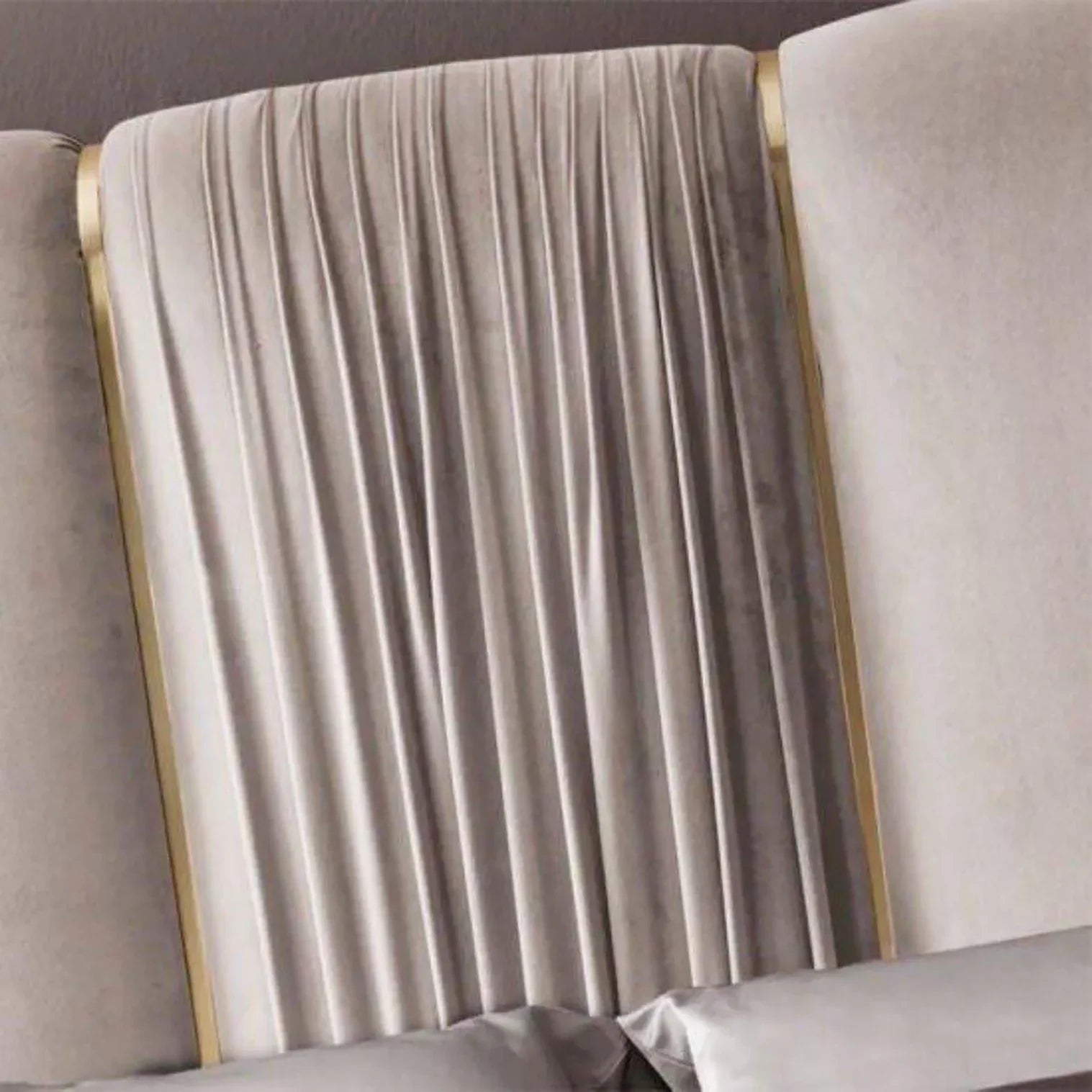 Venus Luxury Upholstered Bed in Suede