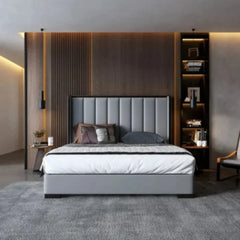 Zylo Luxury Upholstered Bed In Leatherette